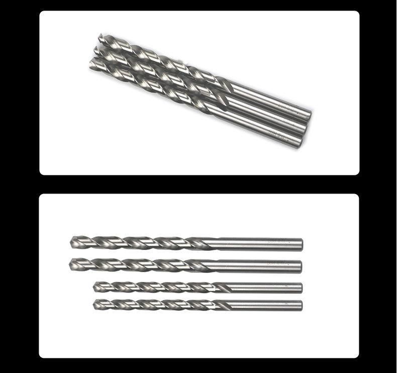 DIN340 HSS Jobber Drills HSS Drill Straight Shank Long Length HSS Twist Drill Bit with Bright Finish (SED-HTL)