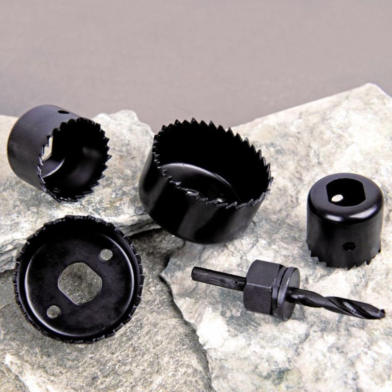 Power Tools Accessories Kit 5PCS 45# Carbon Steel Hole Saw Set