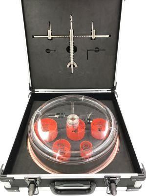Quick Connection 11PC Drill Bits Bi-Metal Hole Saw Kit with Aluminum Box Tool Core Drill