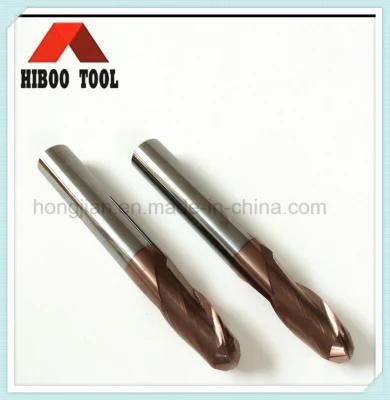 Cheap Price HRC58 Copper Coating Ball Nose End Mill