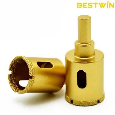 Vacuum Brazed Diamond Hole Saw Diamond Core Drill Bit for Marble Granite