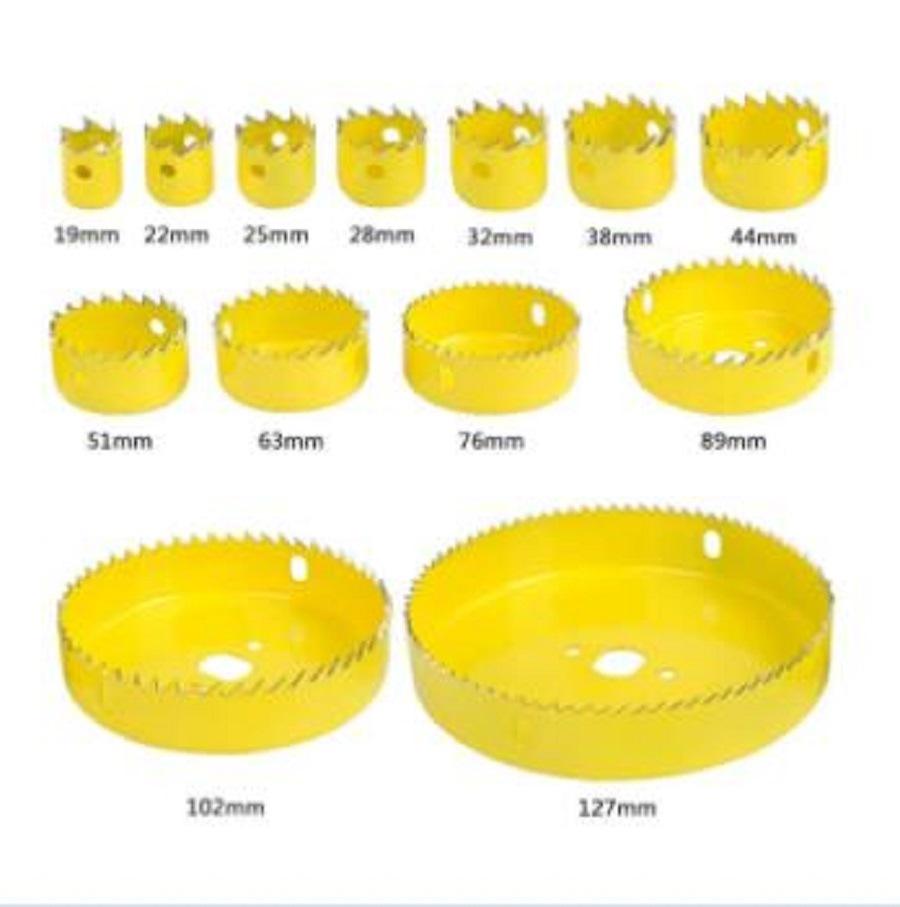 Good Performance Carton Steel Hole Saw with Yellow Surface