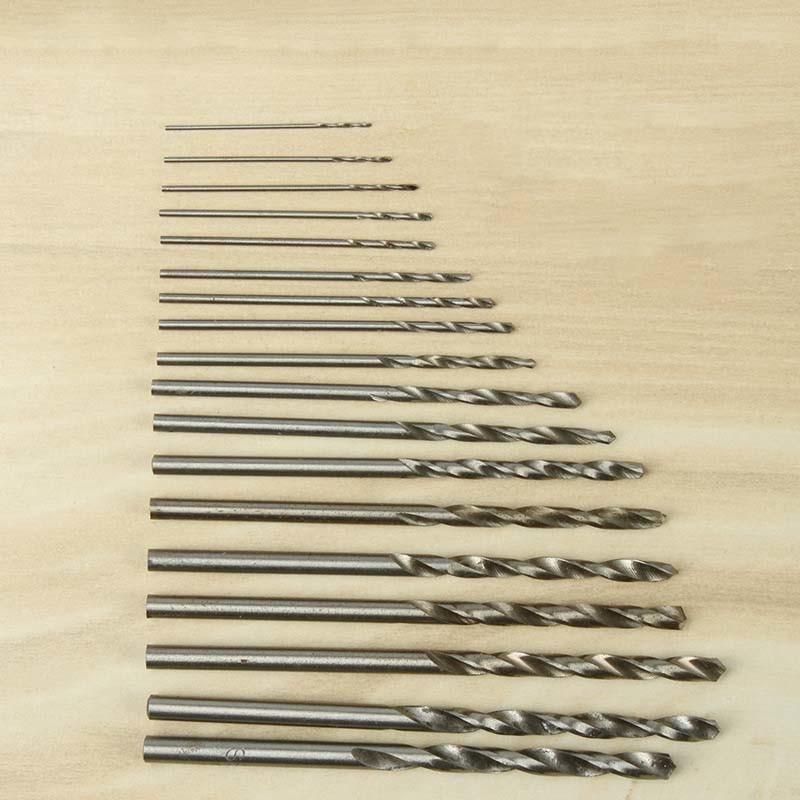 0.5-2.9mm Micro Drill Bits Full Range of High Speed Steel HSS Straight Shank Twist Small Drill Bits Micro Drill Bits