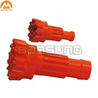 DTH Drilling Bit with Spherical and Ballistic Buttons