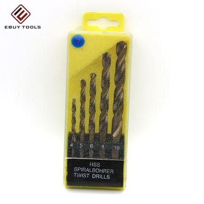 Cobalt High Speed Steel Twist Drill Bit Set for High Speed Drilling