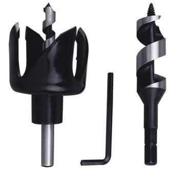 Woodworking Hole Opener Carbide Hole Opener Hand Electric Drill Wood Drill Set