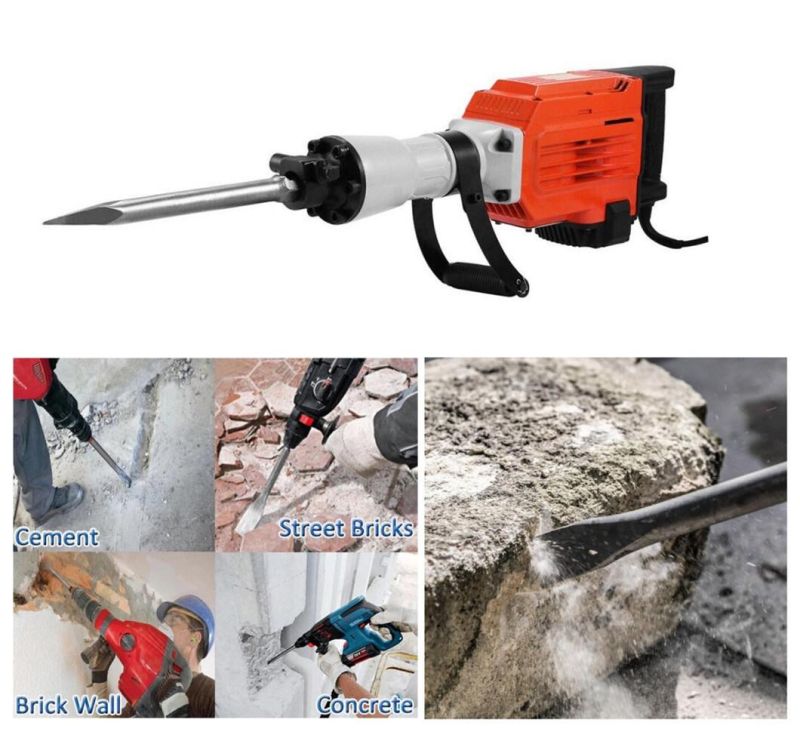 Power Tools pH65A Shank Electric Hammer Chisel for Concrete Breaking