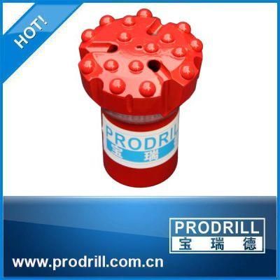 Q16 127mm T51 Flat Face Dome Threaded Drill Bits