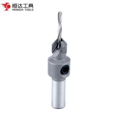 Round Shank Tct Wood Countersink Drill Bit for Wood Screw