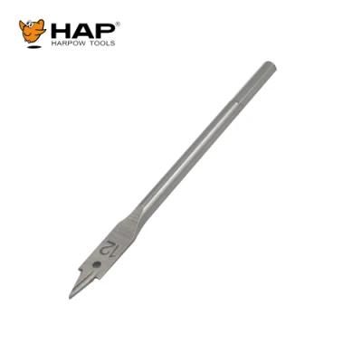12mm Woodworking Spade Flat Wood Drill Bit Tri-Point with Cutting Groove