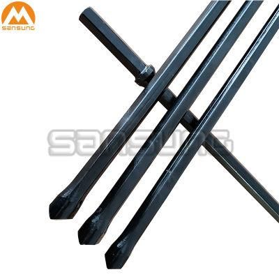 Cemented Carbide Tipped Shank End Rods for Stone Quarrying