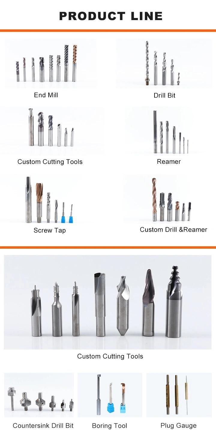 Made in China Solid Carbide 3 Flutes Countersink Drill Bit for Drill Hole