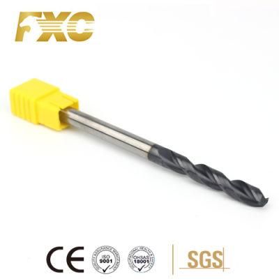 2 Flutes HRC50 Carbide Twist Drill Bits for Hard Wood