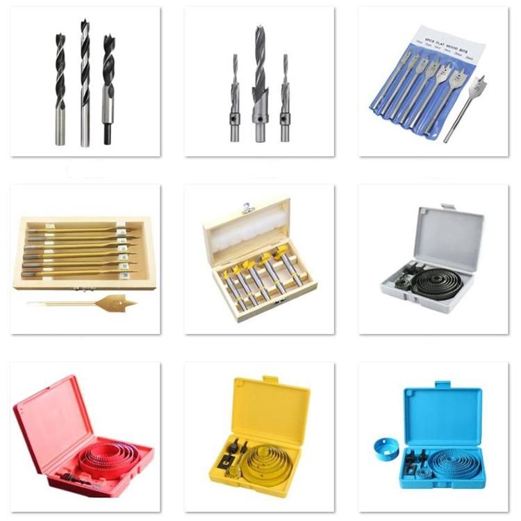 Auger Drill Bits with Single Flute Woodworking Drilling Tools