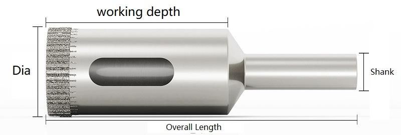 Electroplated Diamond Tool Diamond Hole Cutter Diamond Hole Saw (SED-EDM)