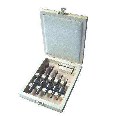 5PCS Different Sizes Countersink Drill Bit Set with Pilot Drill Bit