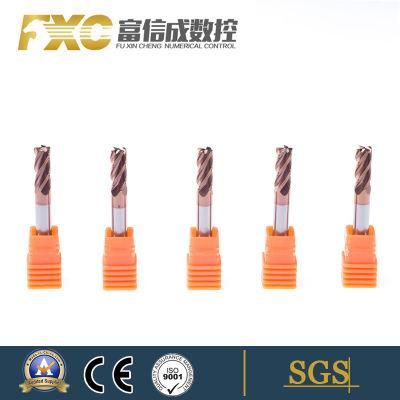 Reliable and Good HRC55 Solid Carbide 4 Flutes Square End Mill