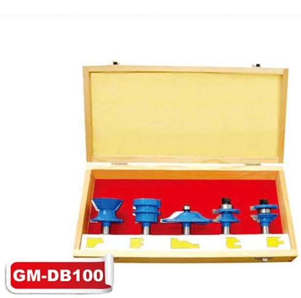 5PCS Rail & Stile Bit Set (GM-dB100)