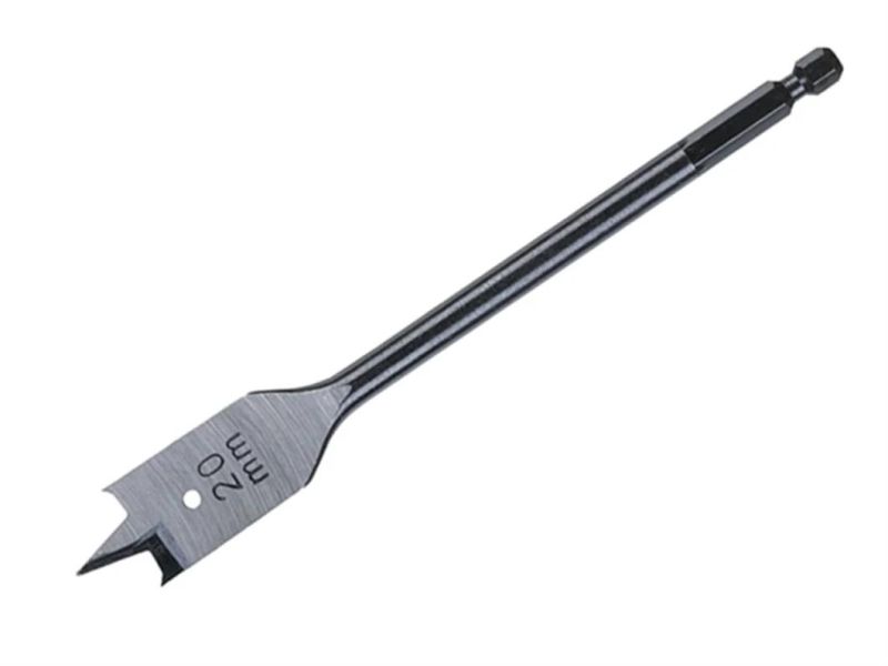Hex Shank Centre Point Spade Flat Wood Drill Bit for Wood Clean and Fast Drilling