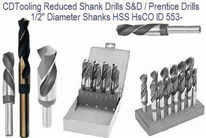 HSS Silver & Deming 1/2 Inch 3 Flats Reduced Shank Twist Drill Bit
