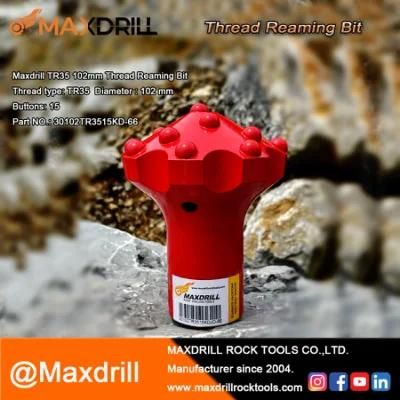 Maxdrill Tr35dome Button Threaded Carbide Button Bits