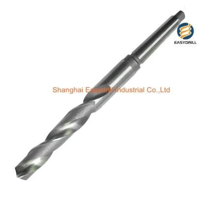 HSS M2 Drill Bit HSS Drill P6m5 Morse Taper Shank Twist Drills for Metal Drilling (SED-HTSM2)