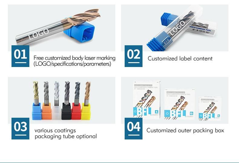 Bfl Frese Tungsten Carbide Twist Drill Bits 5xd Solid Carbide Drills Overlength 74-118mm HRC 55