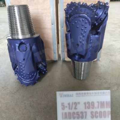 Rubber Sealed Bearing 5 1/2&quot; IADC537 Tri-Cone Bit for Drilling