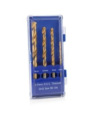 4PCS HSS Titanium Drill Saw Bit Set