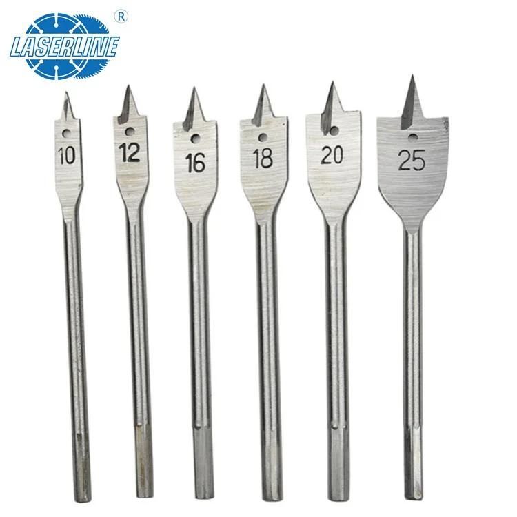 Hot Selling 6PCS Wood Flat Drill Bit Wood Working Drill