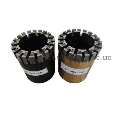 Durable Impregnated Diamond Core Bits Bq Nq Hq Pq Turbo Waterway