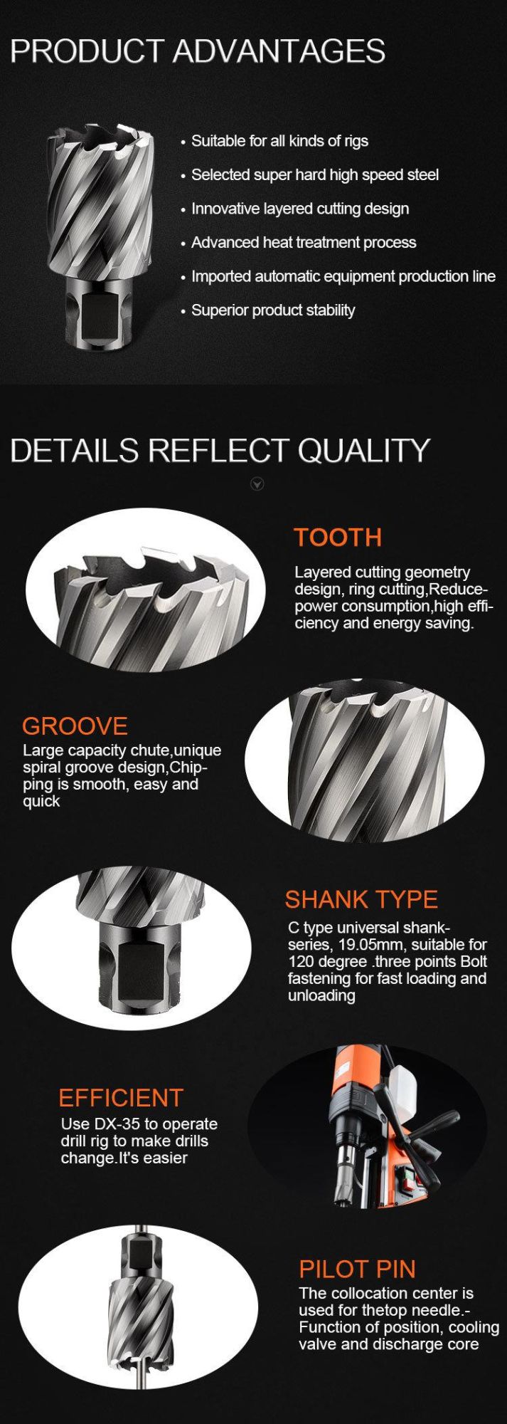 Hot Sale Metal Hole Cutter for Metal Drilling