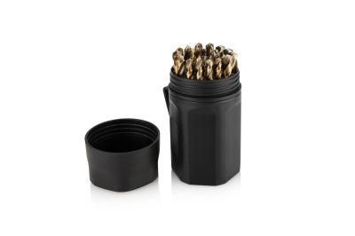 29PCS High Speed Steel (HSS) Twist Drill Bit Set Cup Box