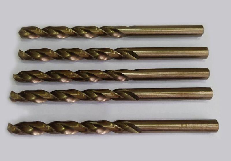 HSS Co (HSS M42) Twist Drill Bits for Stainless Steel or Die Mould Steel Drilling Bits with Cobalt