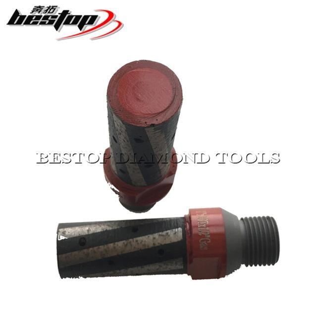 Diamond CNC Finger Bit M14 Thread for Granite Marble Grinding