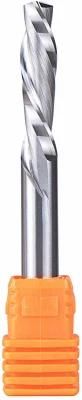 1/4 Inch Cutting Diameter, 1/4 Inch Shank HRC55 Solid Carbide End Mill for Wood Cut, Carving