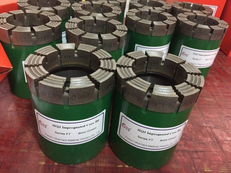 Imp. Diamond Core Drill Bits Pq Hq Nq with Face Discharge