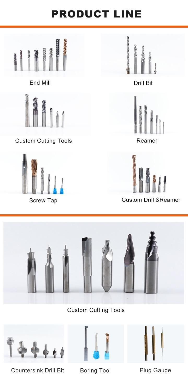 Coated Altin Solid Carbide 2 Flutes Drill Bit with Inner Cooling Hole