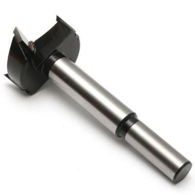 Round Shank Flat Bottom Hinge Boring Wood Forstner Drill Bit for Wood Working