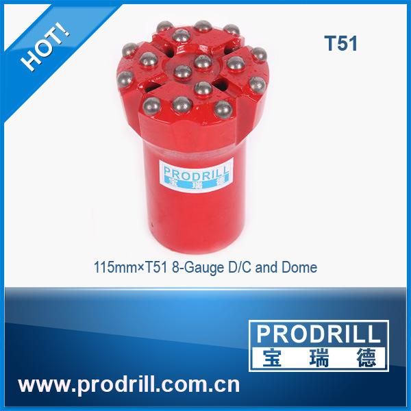 T51-115mm Uniface Thread Drill Bit