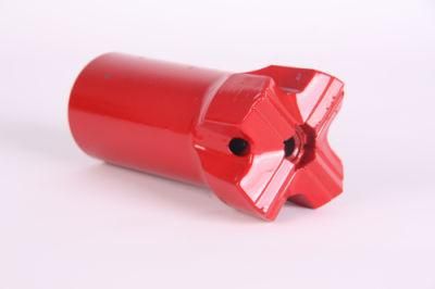 T38 Thread Cross Drill Tugsten Carbide Bits for Hard Rocks