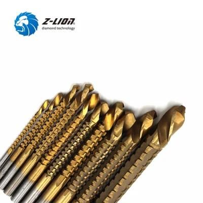 Z-Lion 3-13mm 10PCS Spiral Groove Serrated Wood Working Sharp Tool Drill Bit