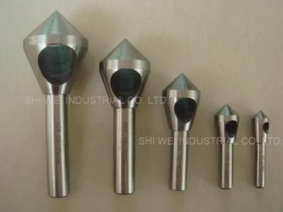 Cross Hole Zero Flute Countersink 90 Degree Silver