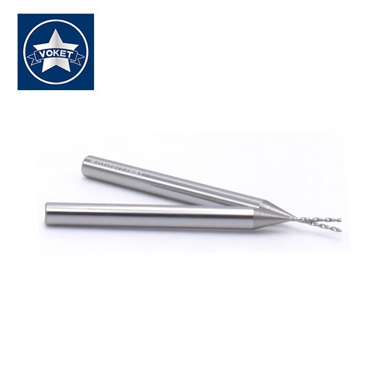 CNC Tungsten Steel Fixed Shank Right Drill 1.56 1.61 1.72 1.83 1.94 2.06 2.17 2.28 2.39 2.41 2.52 2.63 2.74 2.79 Solid Drills
