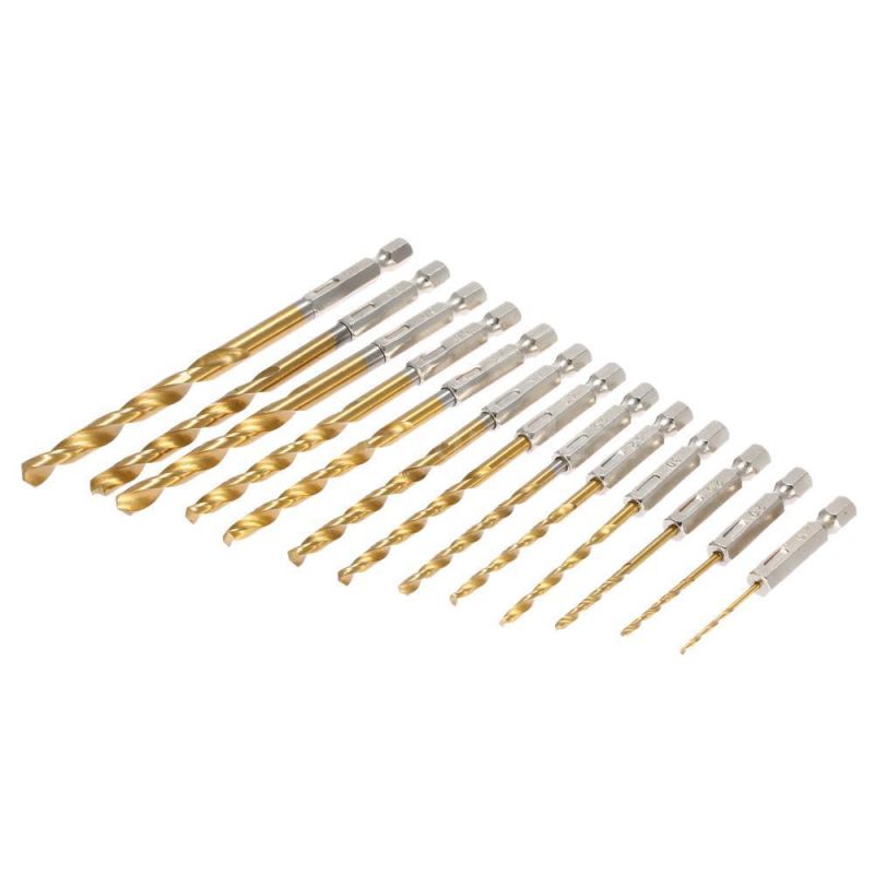 DIN338 Jobber Length Entirely Hex Shank HSS Twist Drill Bit