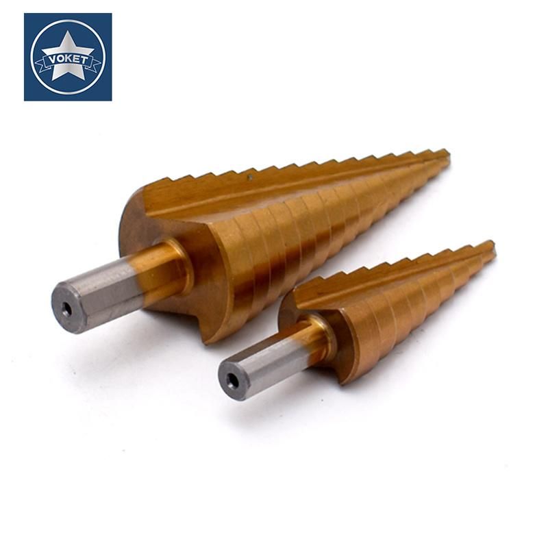 HSS Titanium Coated Triangle Handle Pagoda Drill Tools Multi-Tool Table Step Drill Tower Drills