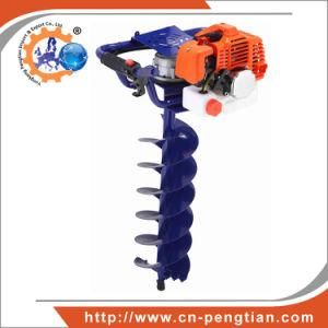52cc Professional Earth Auger with 100mm; 150mm &amp; 200mm Auger Bits Ice Auger