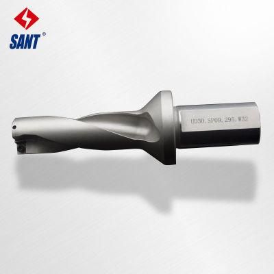 Indexable Drilling Tools U Drill Ud20. Sp07.240. W25 for Carbide Insert Spgt07t308 or Spmg07