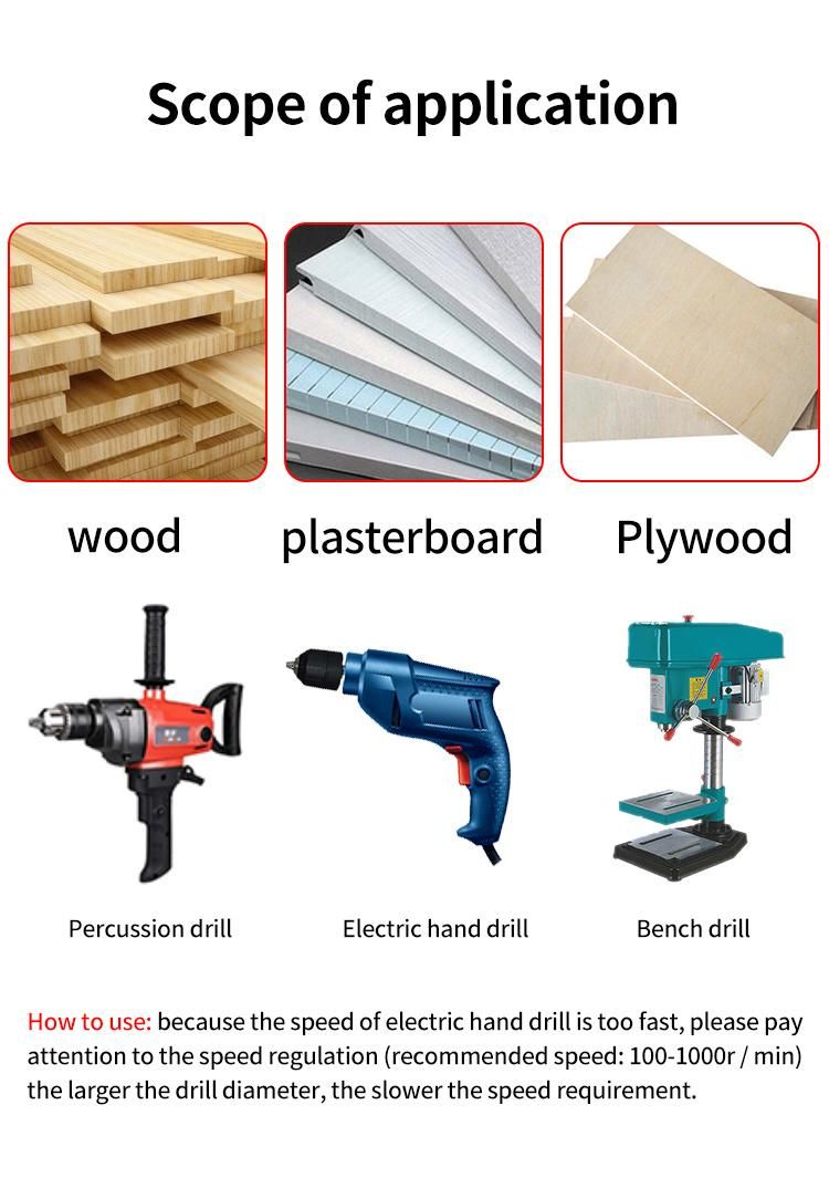 Pilihu Adjustable Hole Saw Circle Cutter Drill Bit Tool Saw Round Cutting for Drywall Wood