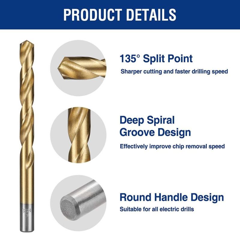 HSS Twist Drill Bits for Drilling Stainless Steel